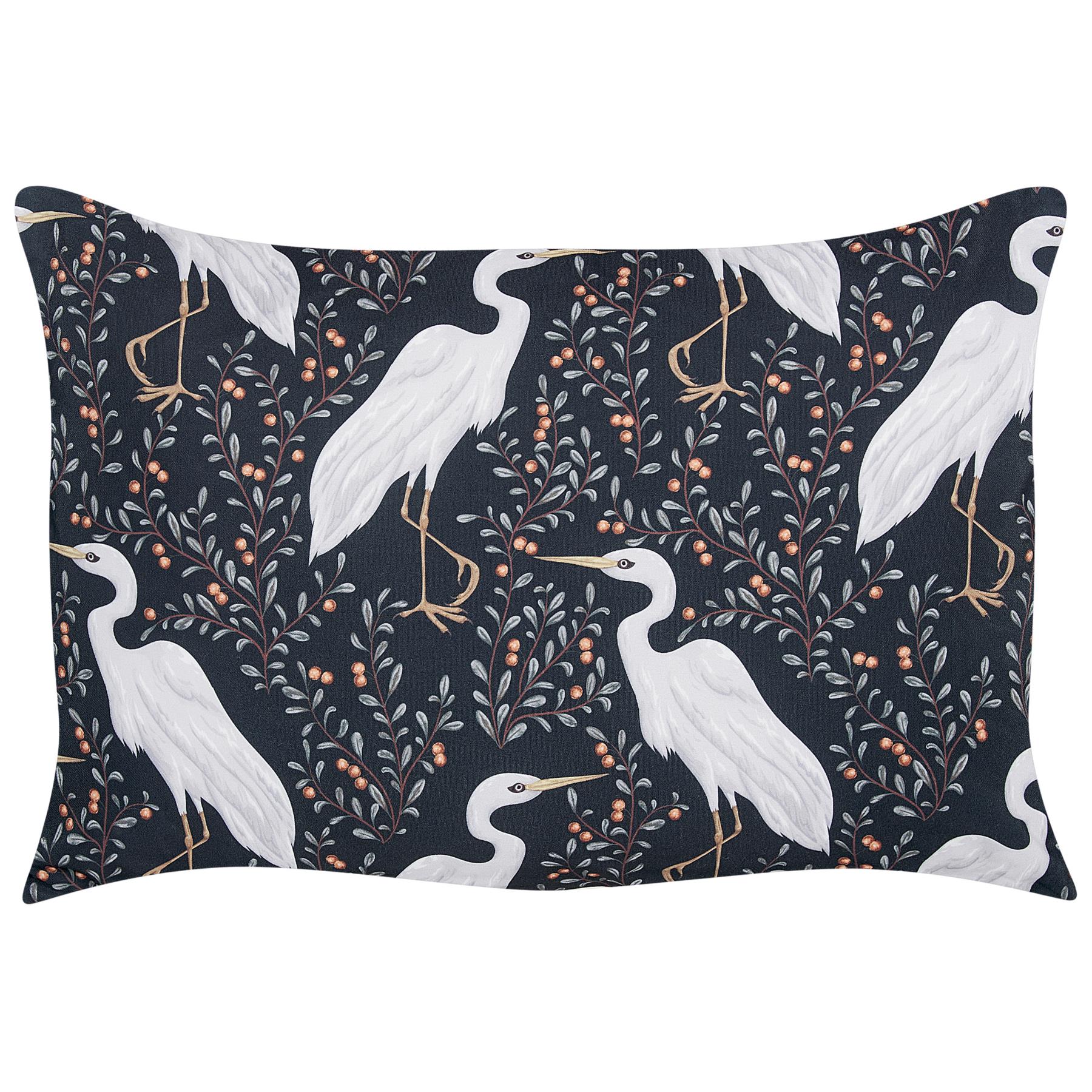 Beliani-PIANAZZO-Tuinkussen set van 2-Grijs-40 x 60 cm-Polyester