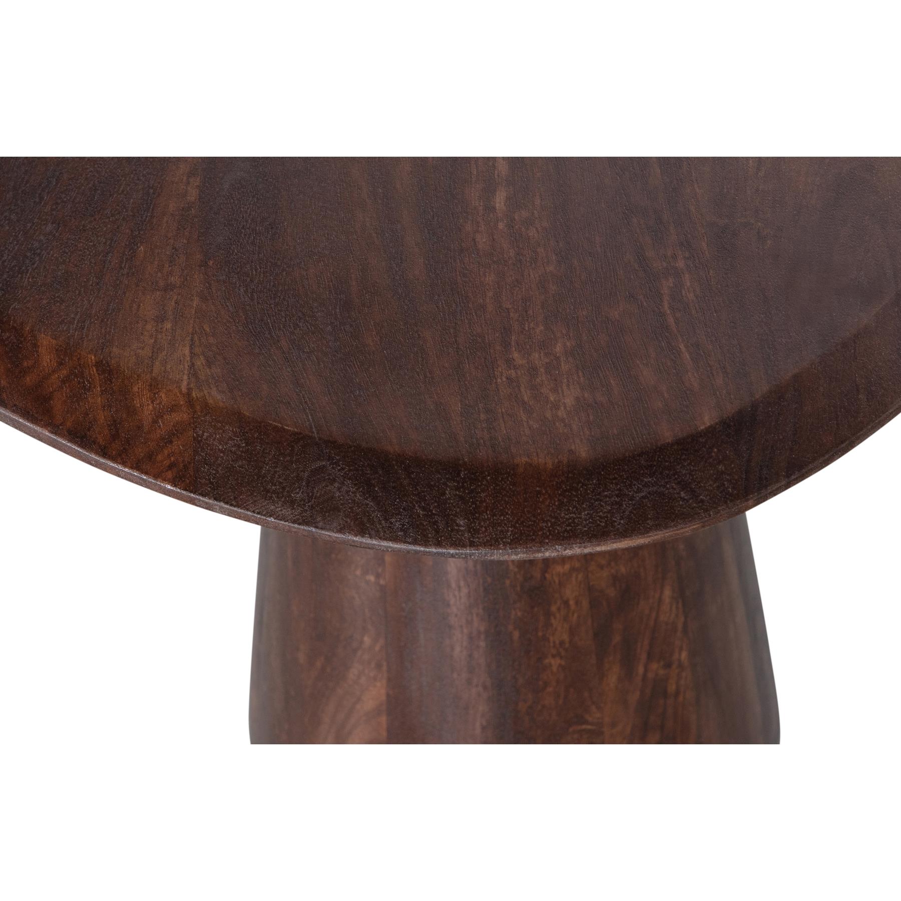 BePureHome Posture Bijzettafel - Hout - Walnoot - 52x60x50