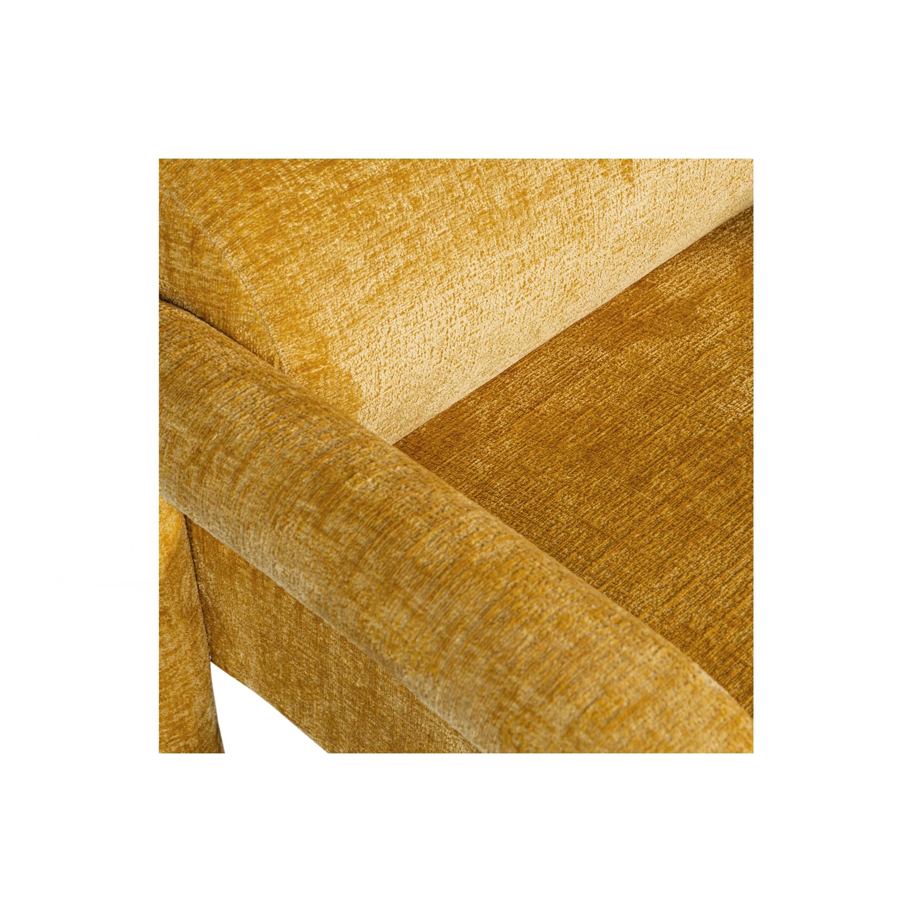 WOOOD Lenny Fauteuil - Polyester  - Goud|Geel - 65x76x82