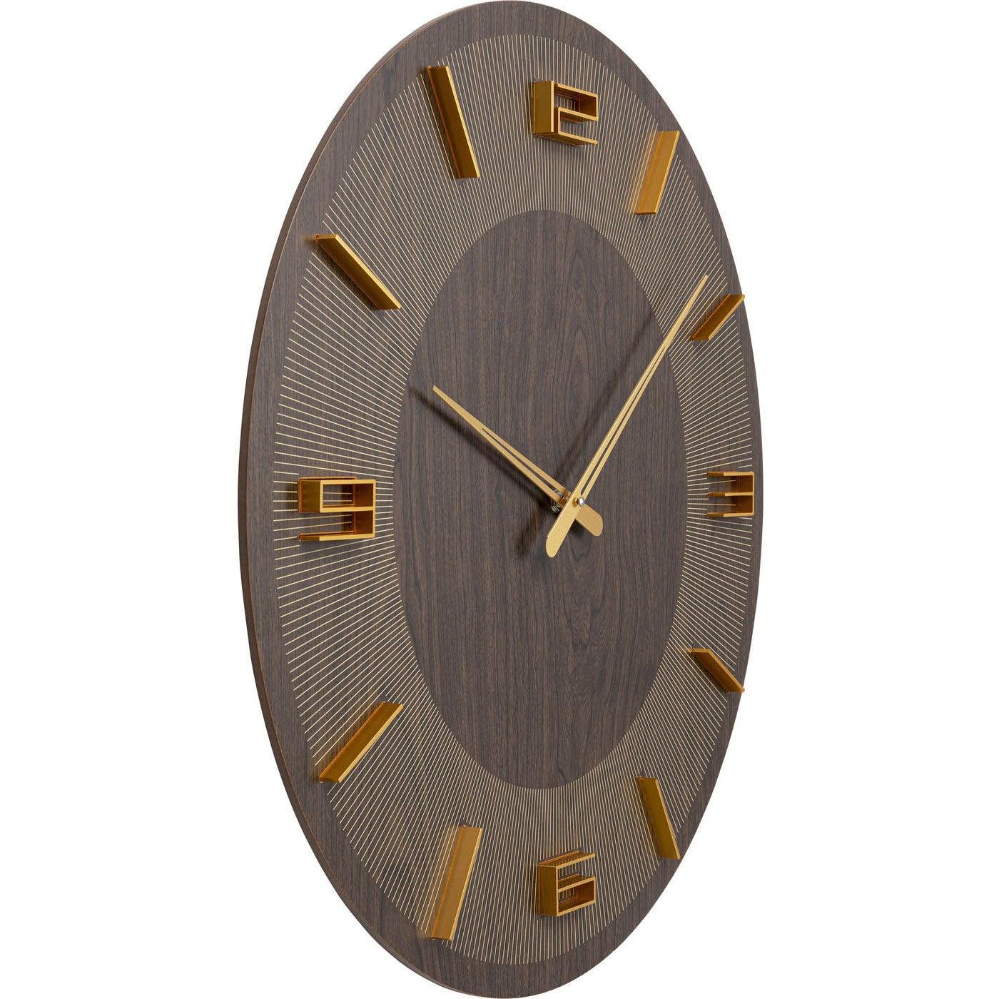 Wandklok Levi Bruin Ø60cm