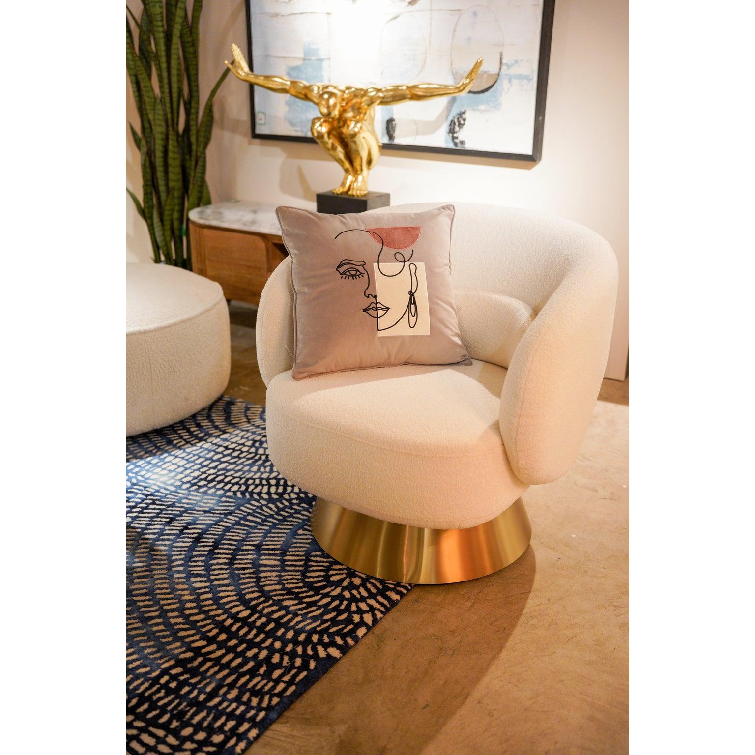 Kare Kussen Mademoiselle 45x45cm
