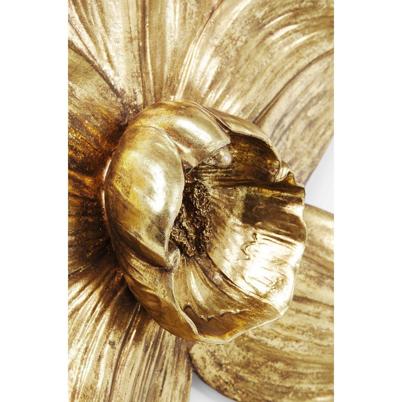 Wanddecoratie Orchid Goud 44cm