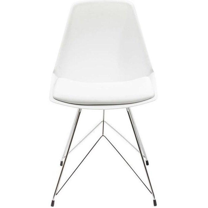 Kare Eetkamerstoel Wire White