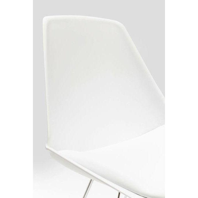 Kare Eetkamerstoel Wire White