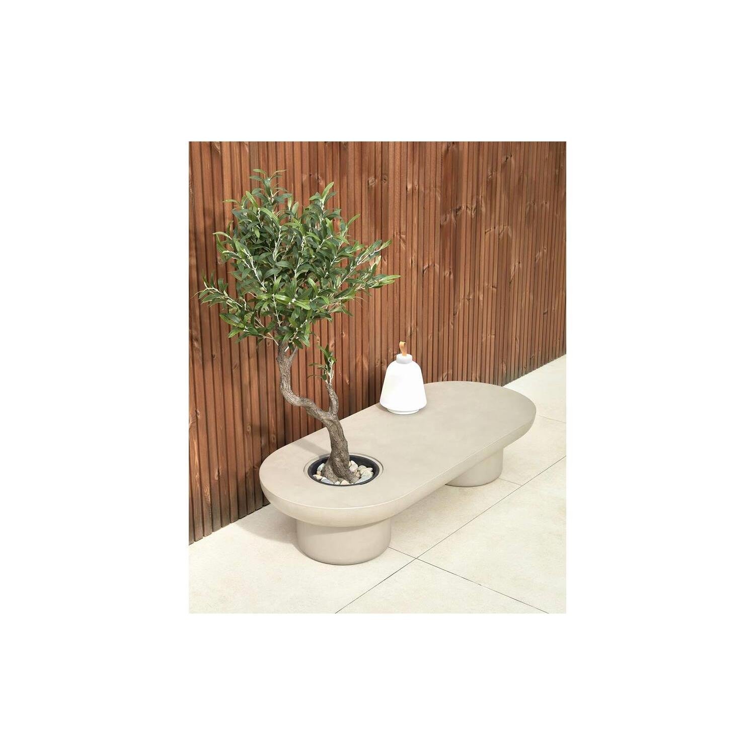 Kave Home - Taimi betonnen salontafel voor buiten Ø 140 x 60 cm