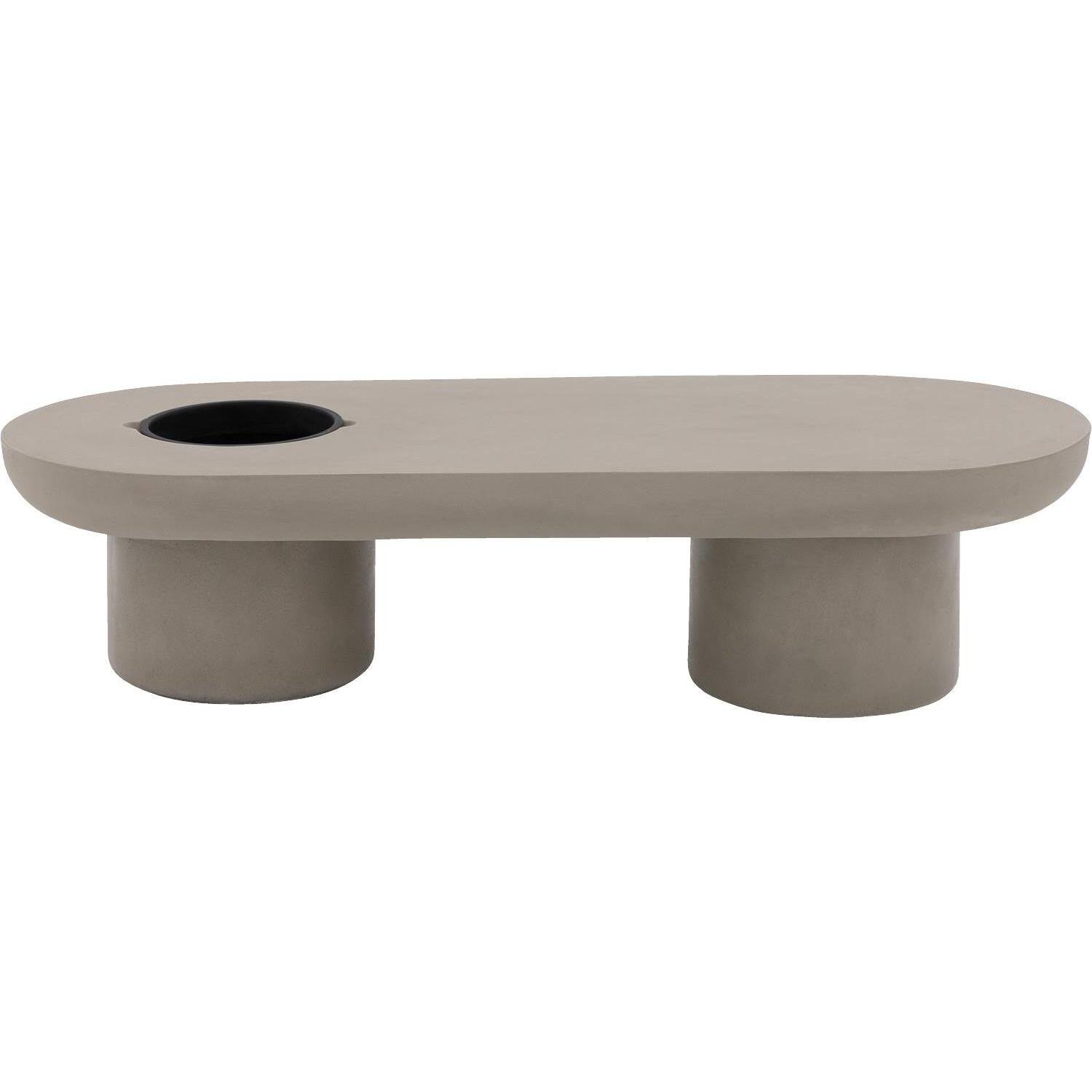Kave Home - Taimi betonnen salontafel voor buiten Ø 140 x 60 cm