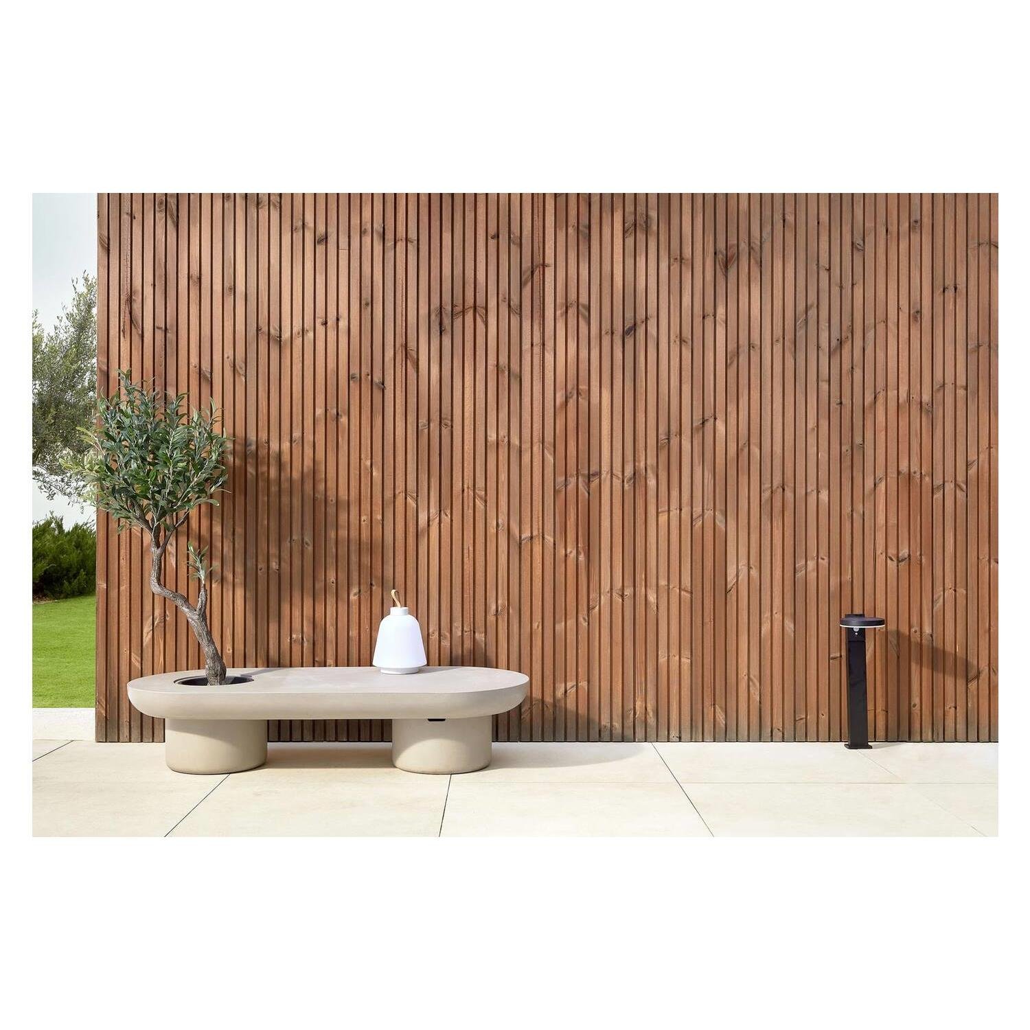 Kave Home - Taimi betonnen salontafel voor buiten Ø 140 x 60 cm