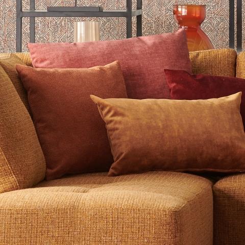 Sierkussen Beauty - Rood|Roze - Polyester