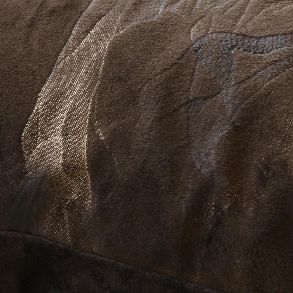 Unique Living Sierkussen Glow - Bruin - Polyester - 45x45x0cm (BxHxD)