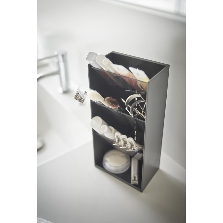 Yamazaki Make up Organizer - Tower - Zwart