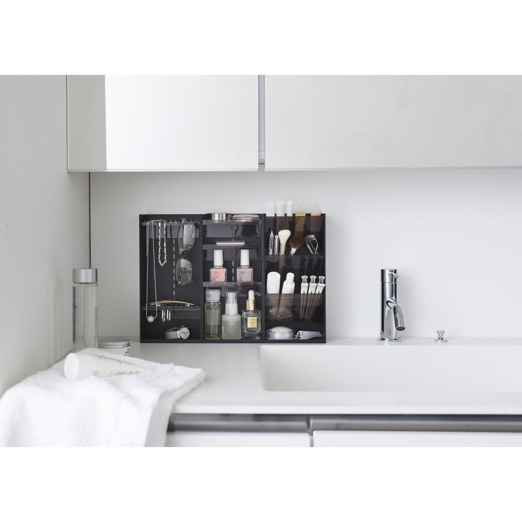 Yamazaki Make up Organizer - Tower - Zwart