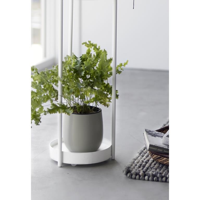 Yamazaki Plantenrek Binnen met Wielen - Tower - Wit