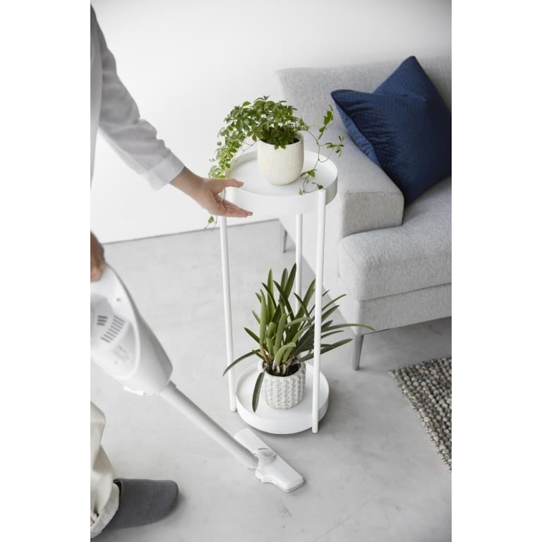 Yamazaki Plantenrek Binnen met Wielen - Tower - Wit