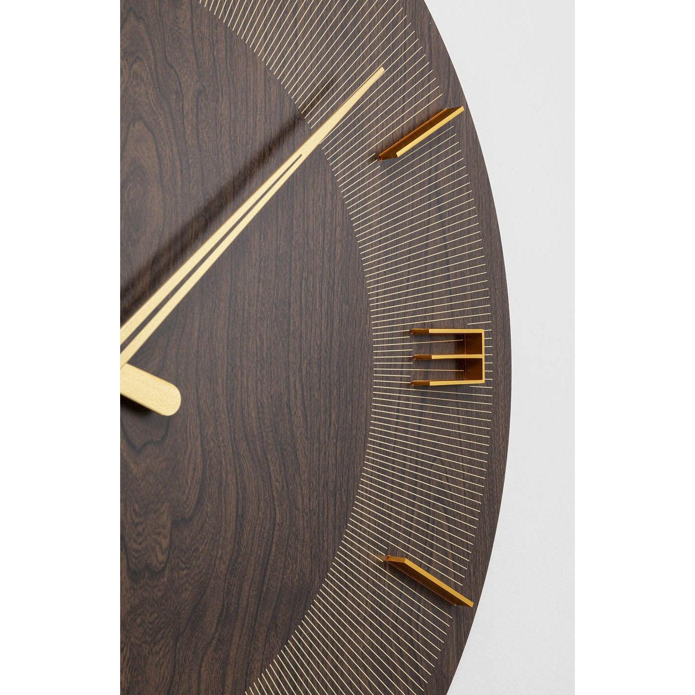 Wandklok Levi Bruin Ø60cm