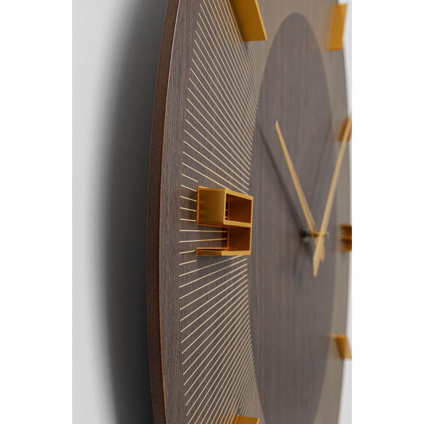 Wandklok Levi Bruin Ø60cm