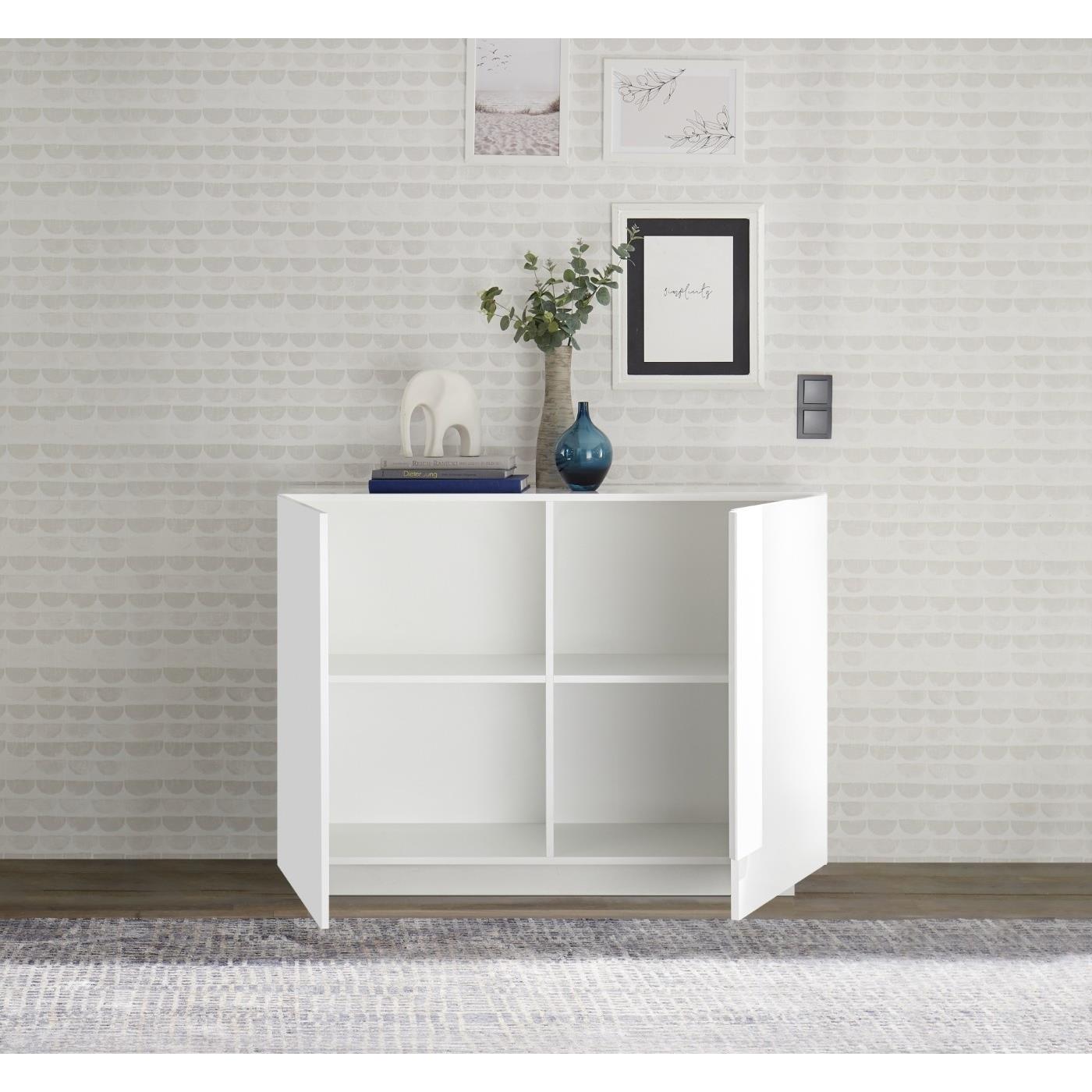 Benvenuto Design Jupiter Dressoir 2 Deurs Wit Hoogglans