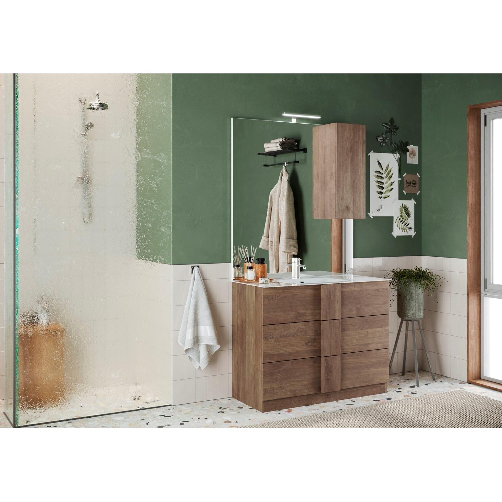Benvenuto Design Jupiter 120 cm Staand Wastafel en Onderkast