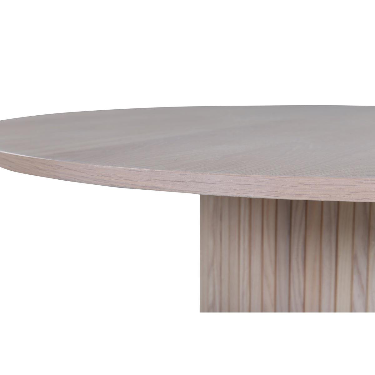 Rebellenclub Pokka Eetkamertafel - ø110 cm - Licht Eiken