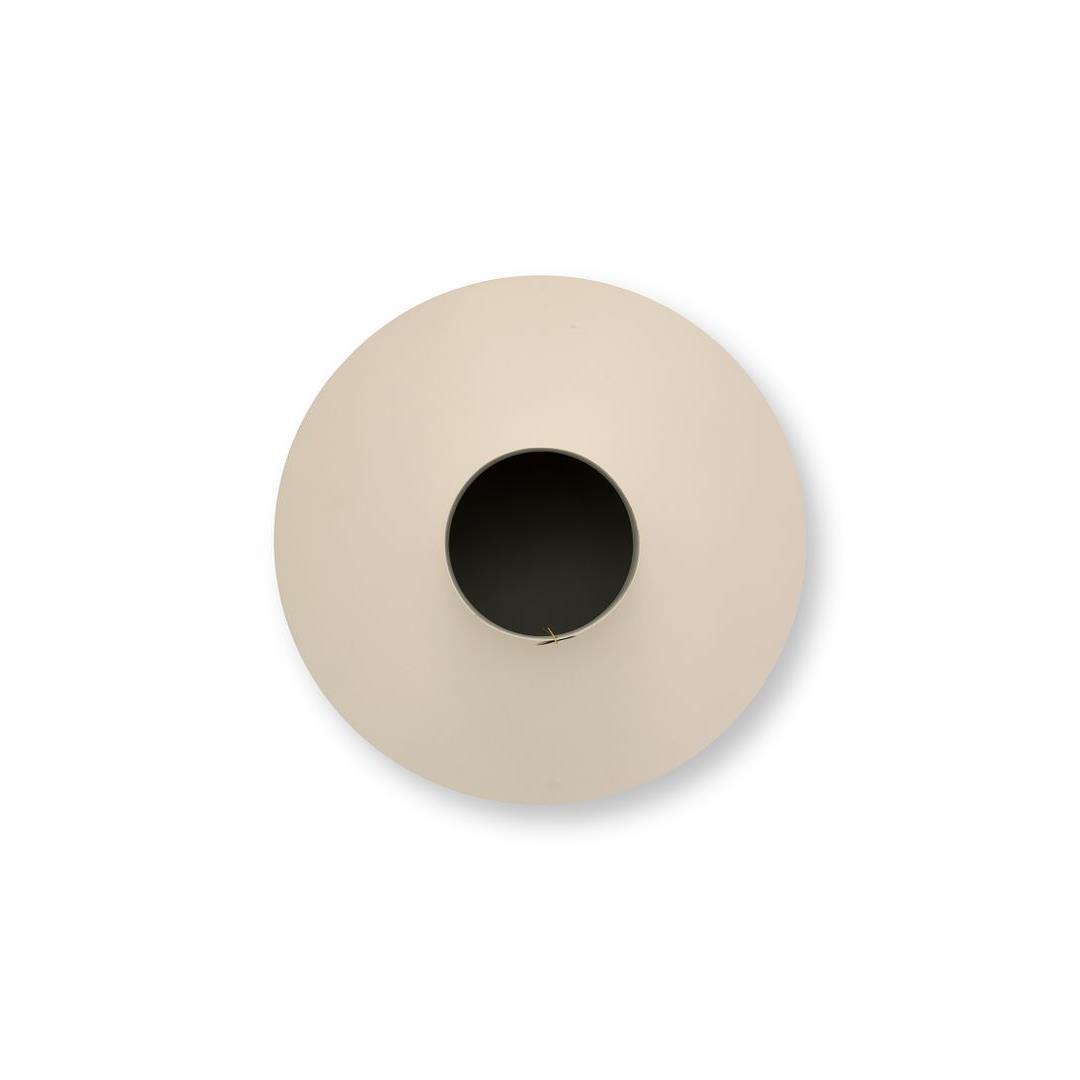 vtwonen Bloemenvaas - Metaal - H 31 cm - Zandkleur