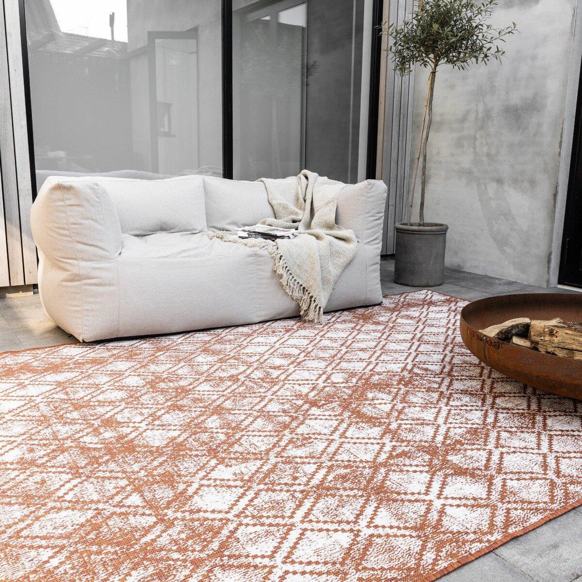 Eva Interior Buitenkleed Roest Frost 200 x 290 cm