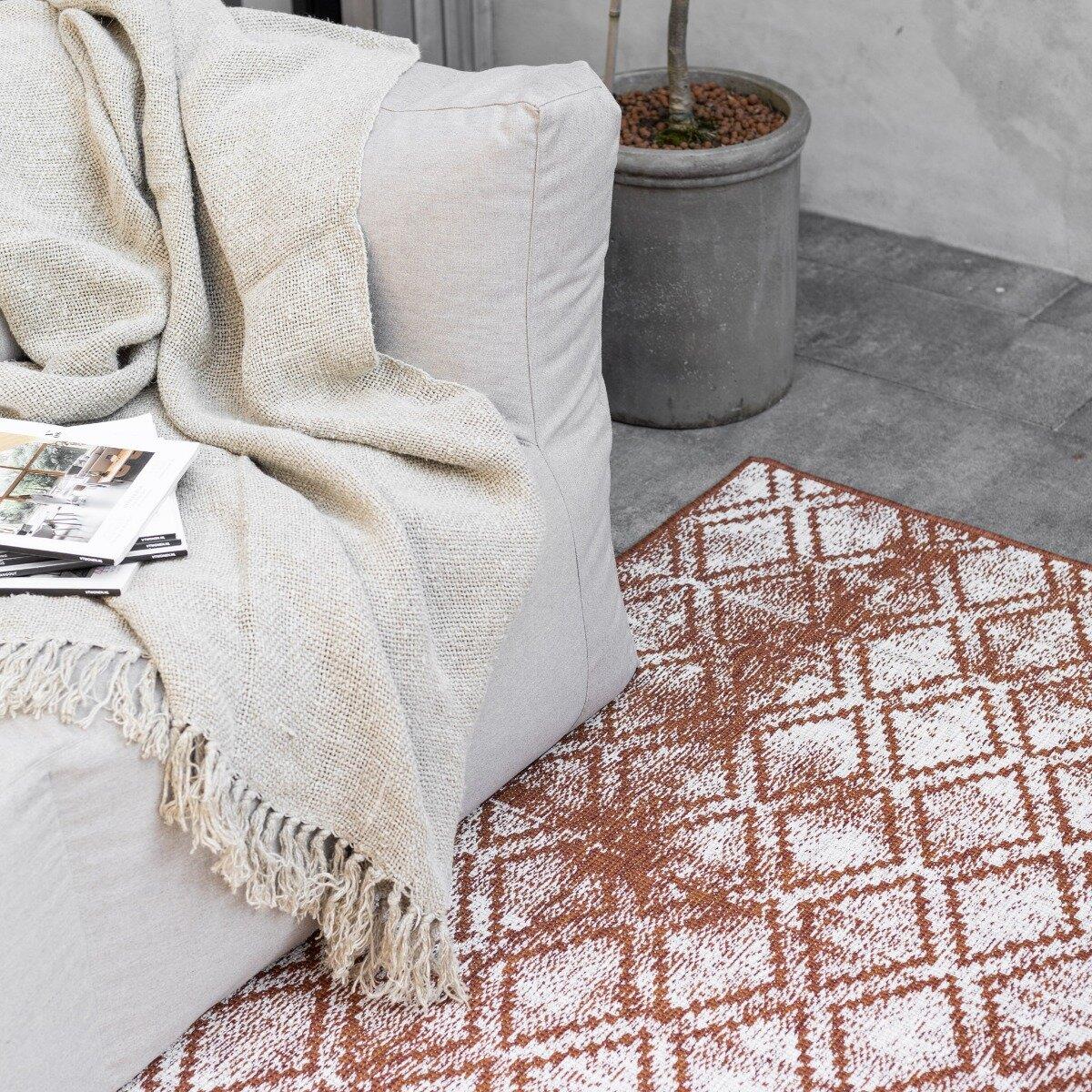Eva Interior Buitenkleed Roest Frost 200 x 290 cm