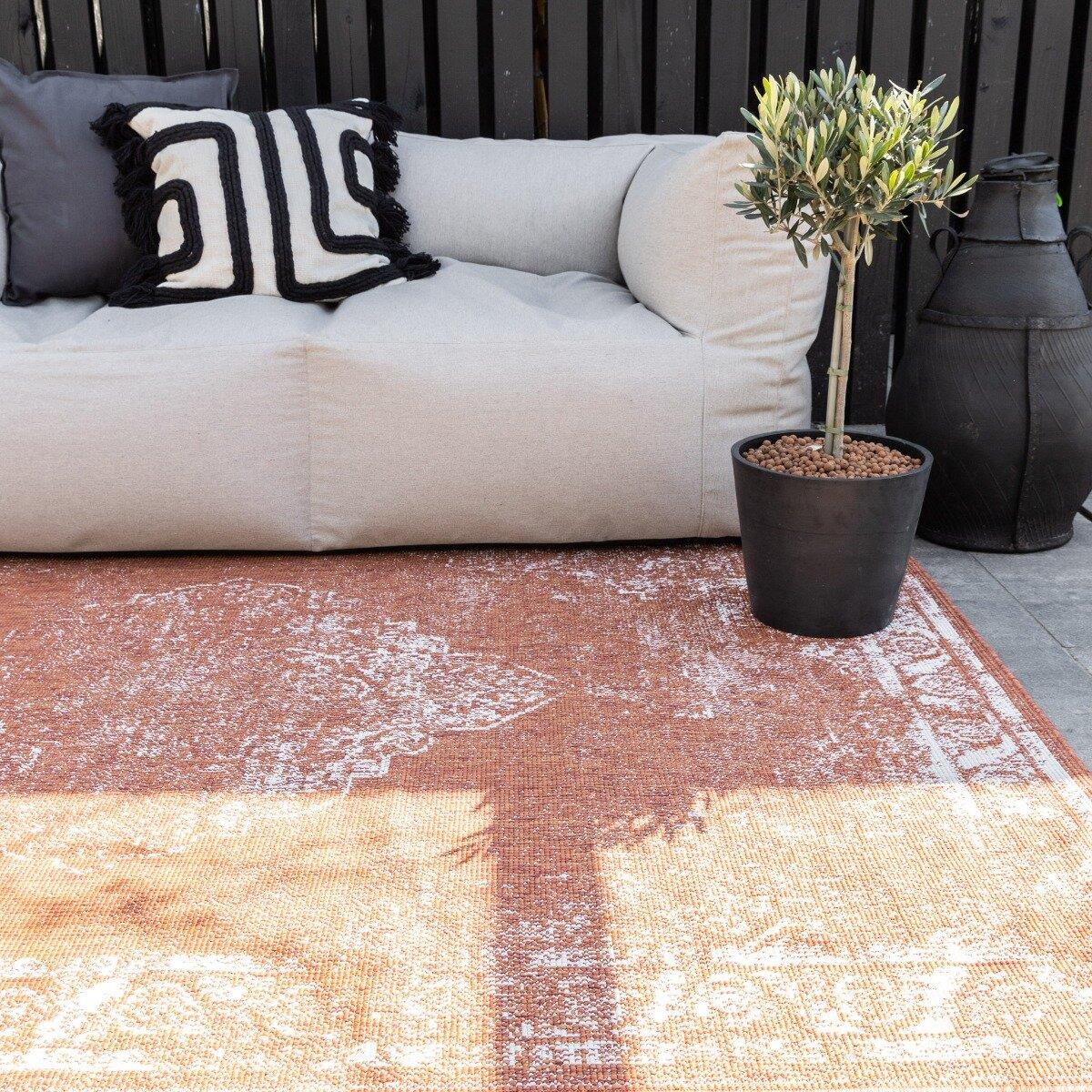 Eva Interior Buitenkleed Roest Sage 200 x 290 cm