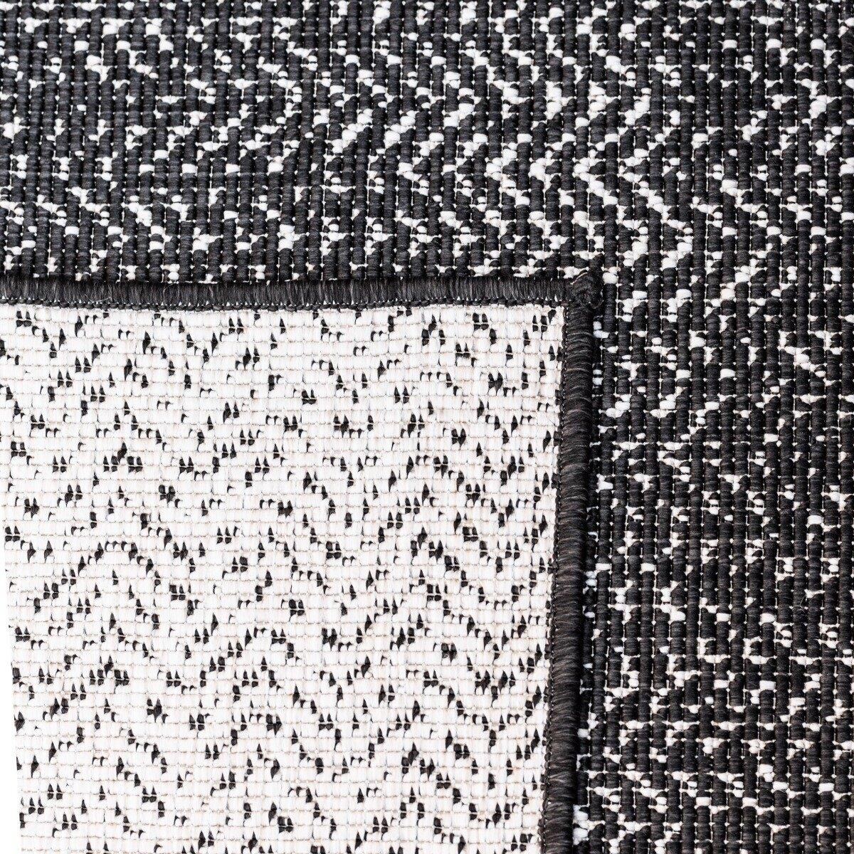 Eva Interior Buitenkleed Zwart Dahl 160 x 230 cm
