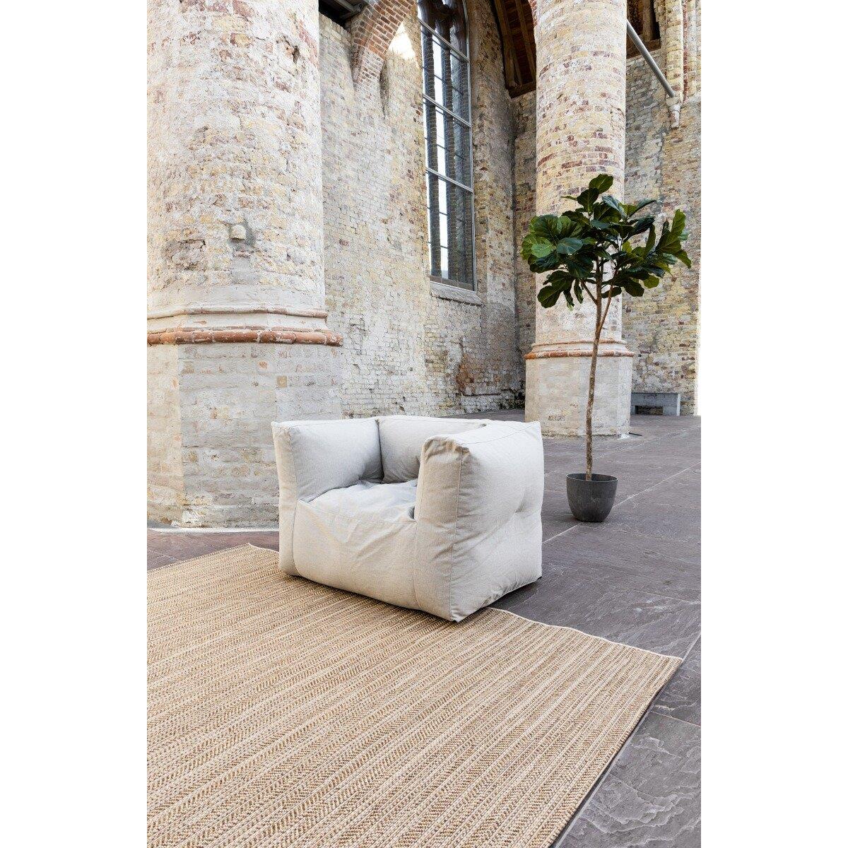 Interieur Buitenkleed Jute Outdoor Beige|Bruin