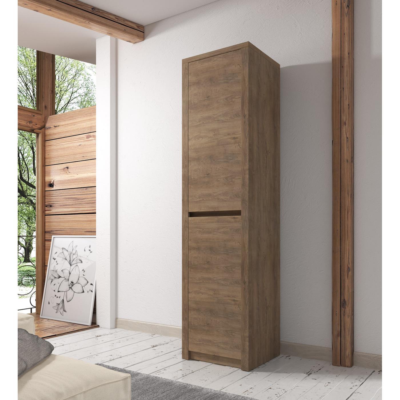 Meubella Opbergkast Monaco - Eiken - 50 cm
