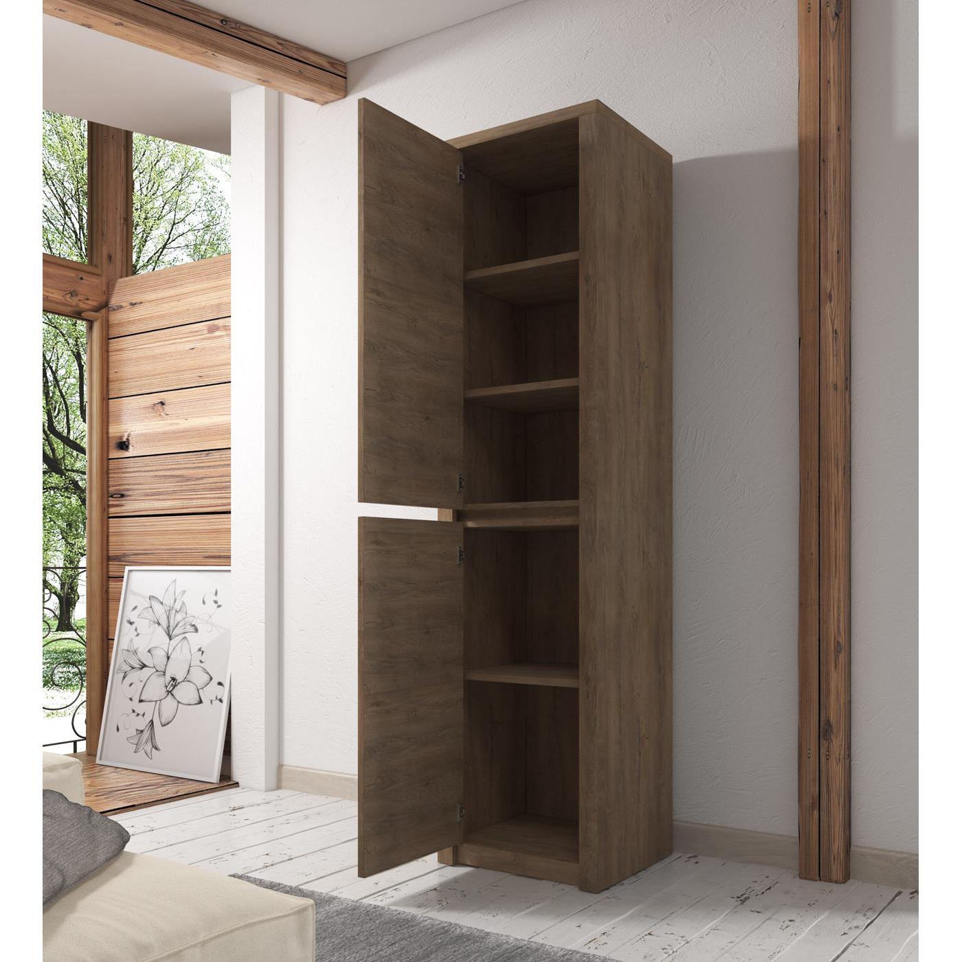 Meubella Opbergkast Monaco - Eiken - 50 cm