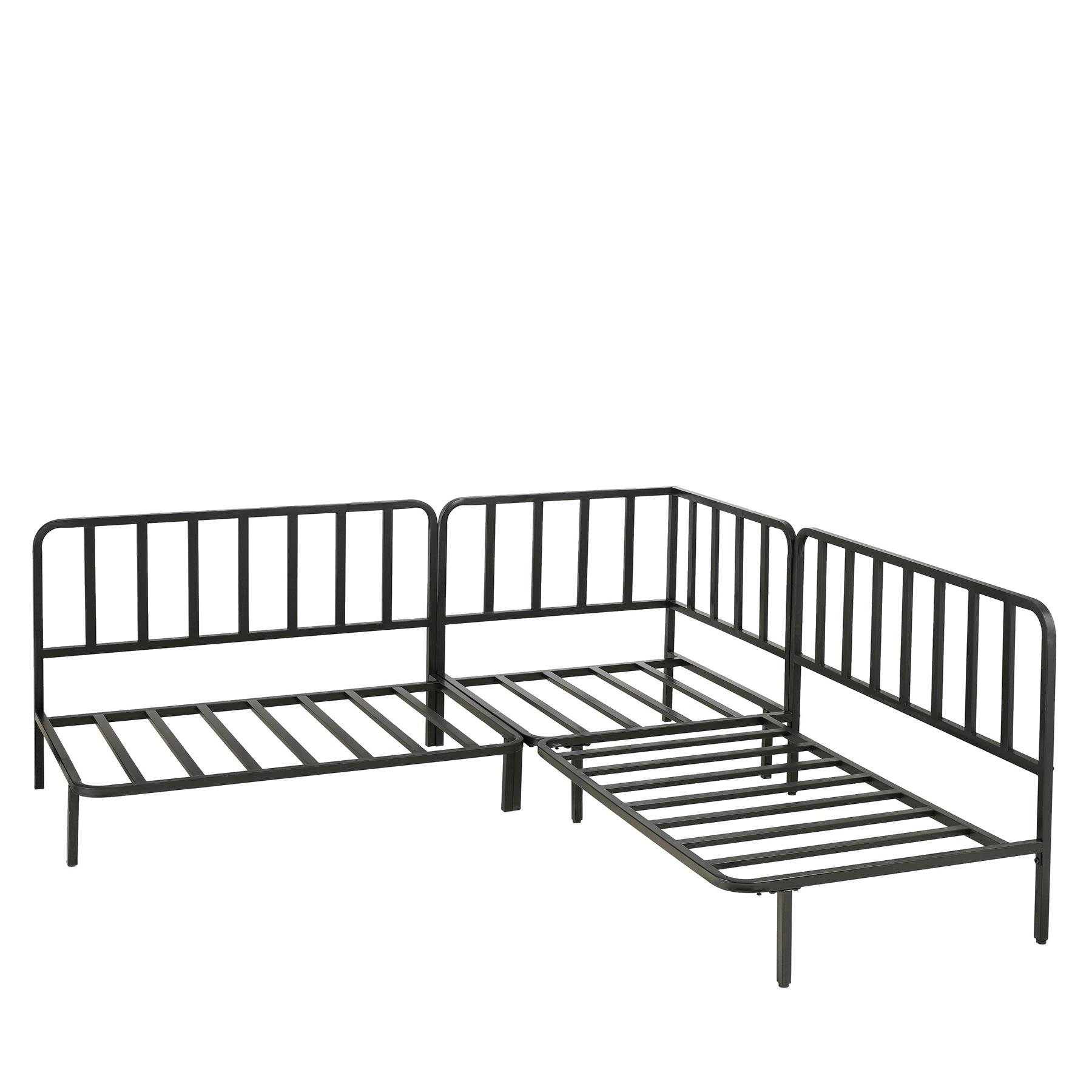 Mica Decorations Celo Loungebank - L122 x B83 x H78 cm - Zwart