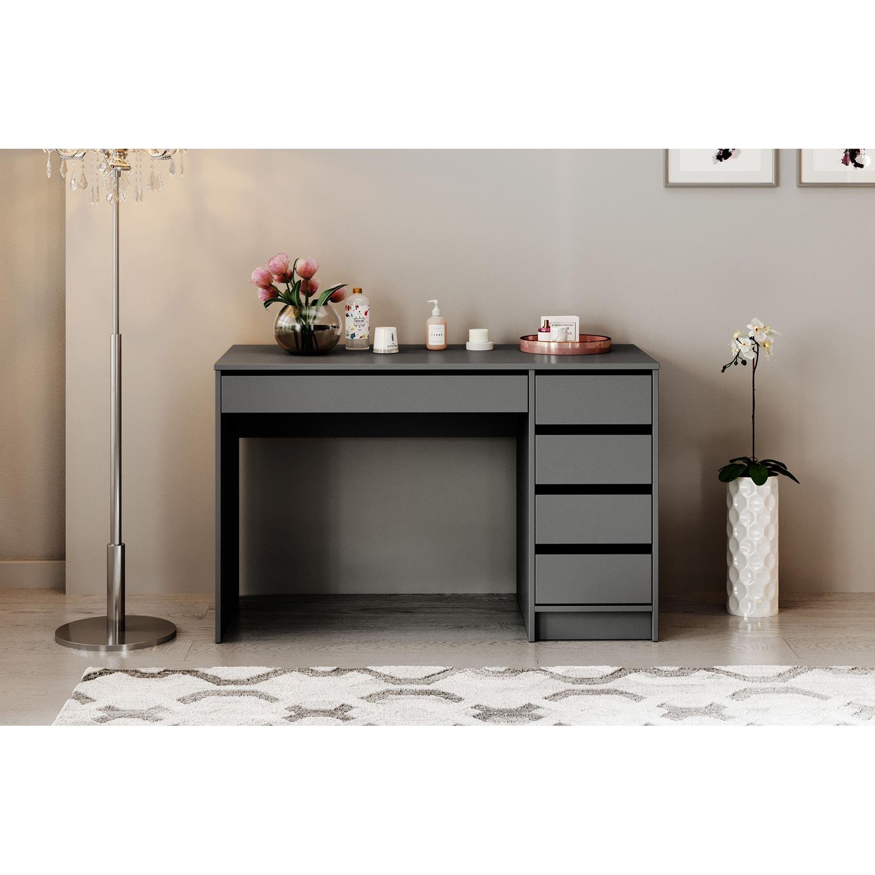 Meubella Kaptafel Arco - Antraciet - 120 cm