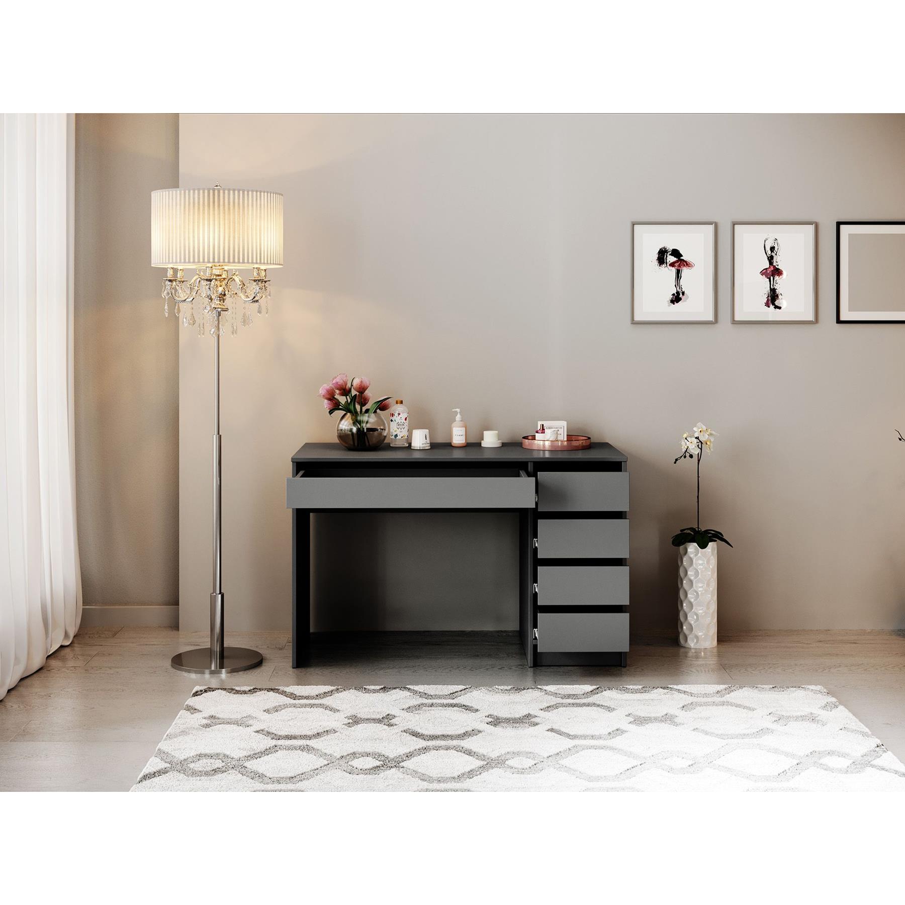 Meubella Kaptafel Arco - Antraciet - 120 cm