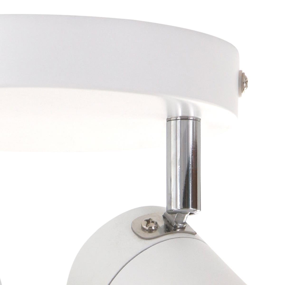 Mexlite - spot - Upround LED - wit - metaal - Ø 24cm - GU10 - 2487W