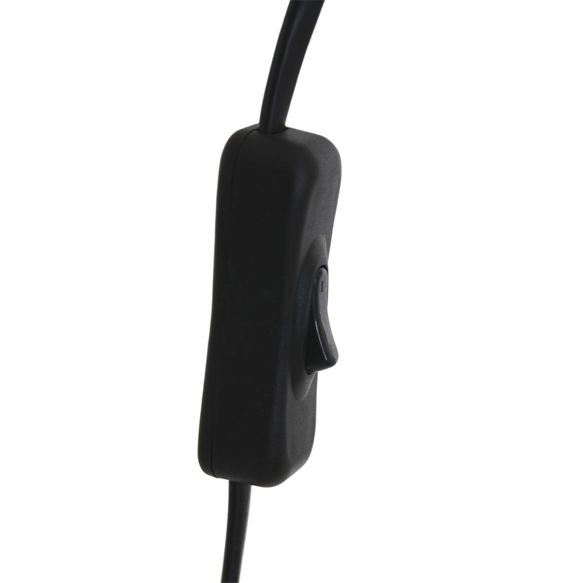 Mexlite - tafellamp - Minimalics - zwart - metaal - Ø 12cm - E27 - 2703ZW