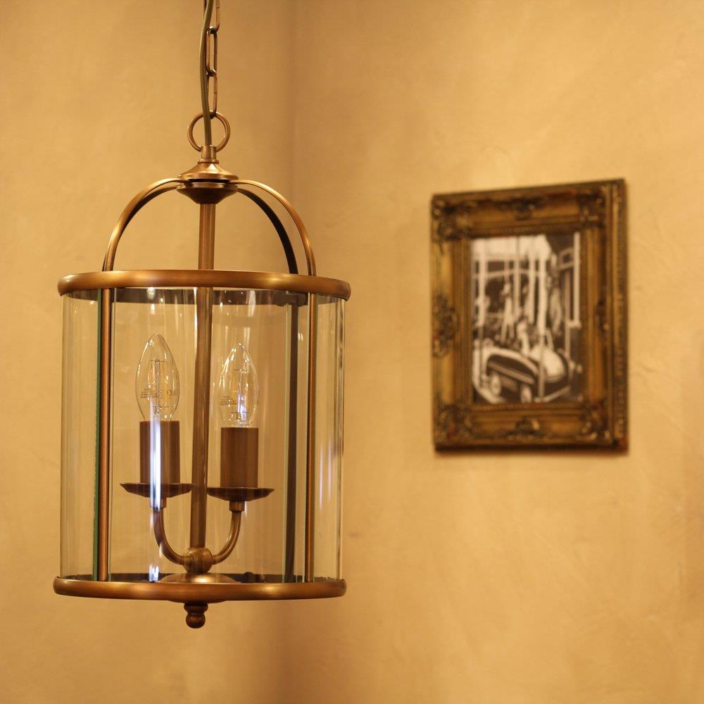 Steinhauer - hanglamp - Pimpernel - brons - glas metaal - Ø 23cm - E14 - 5971BR