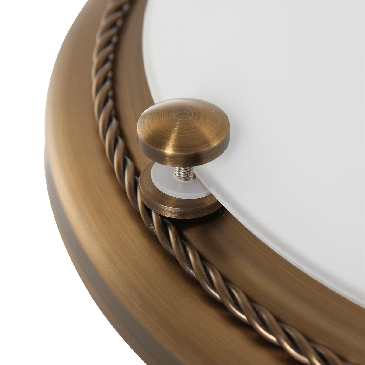 Steinhauer - plafonniere - Ceiling and wall - brons - glas metaal - Ø 29cm - E27 - 2785BR