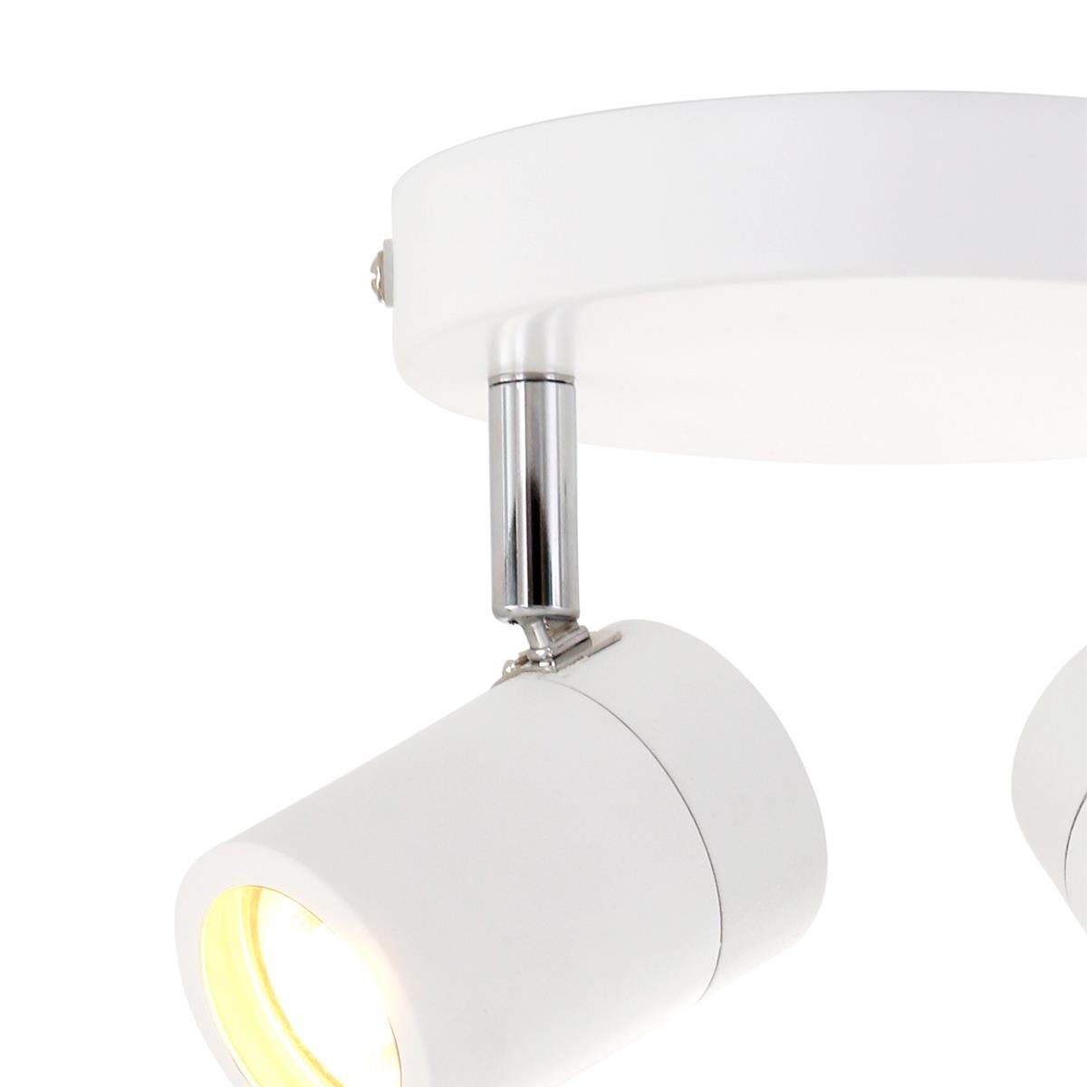 Mexlite - spot - Upround LED - wit - metaal - Ø 24cm - GU10 - 2487W