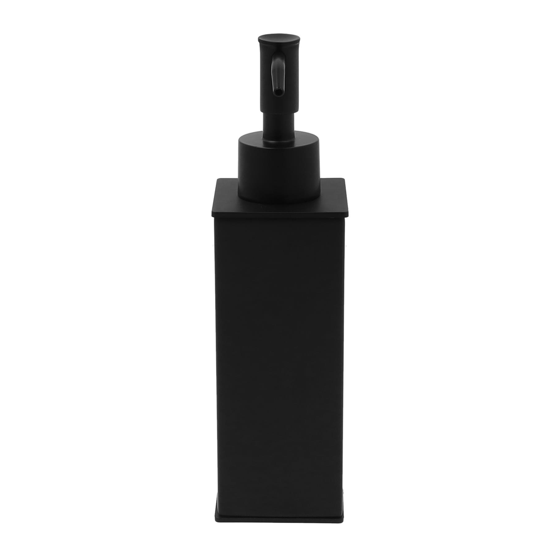QUVIO Zeepdispenser - Wandmontage - RVS - Zwart