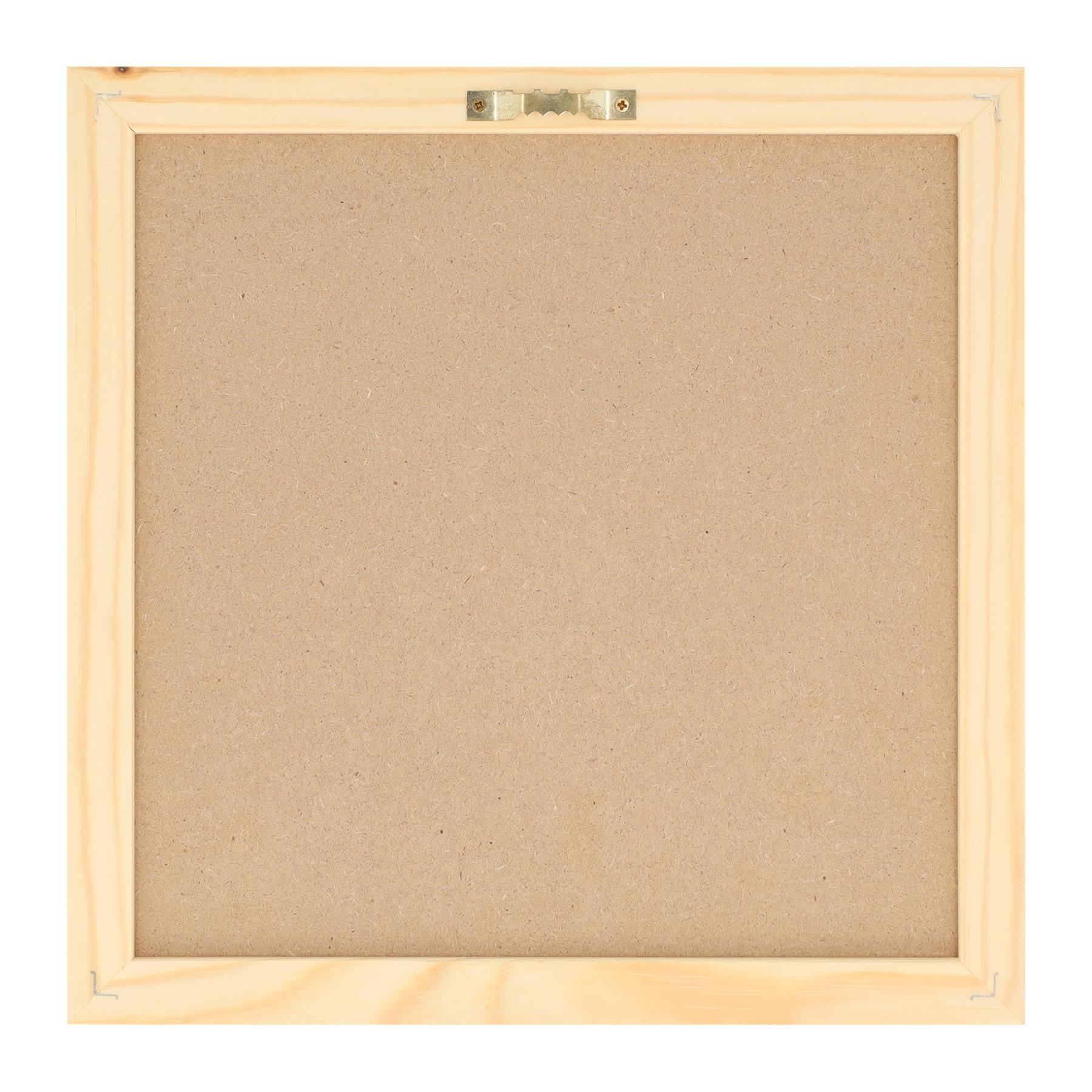 QUVIO Letterbord - Wit met houten lijst