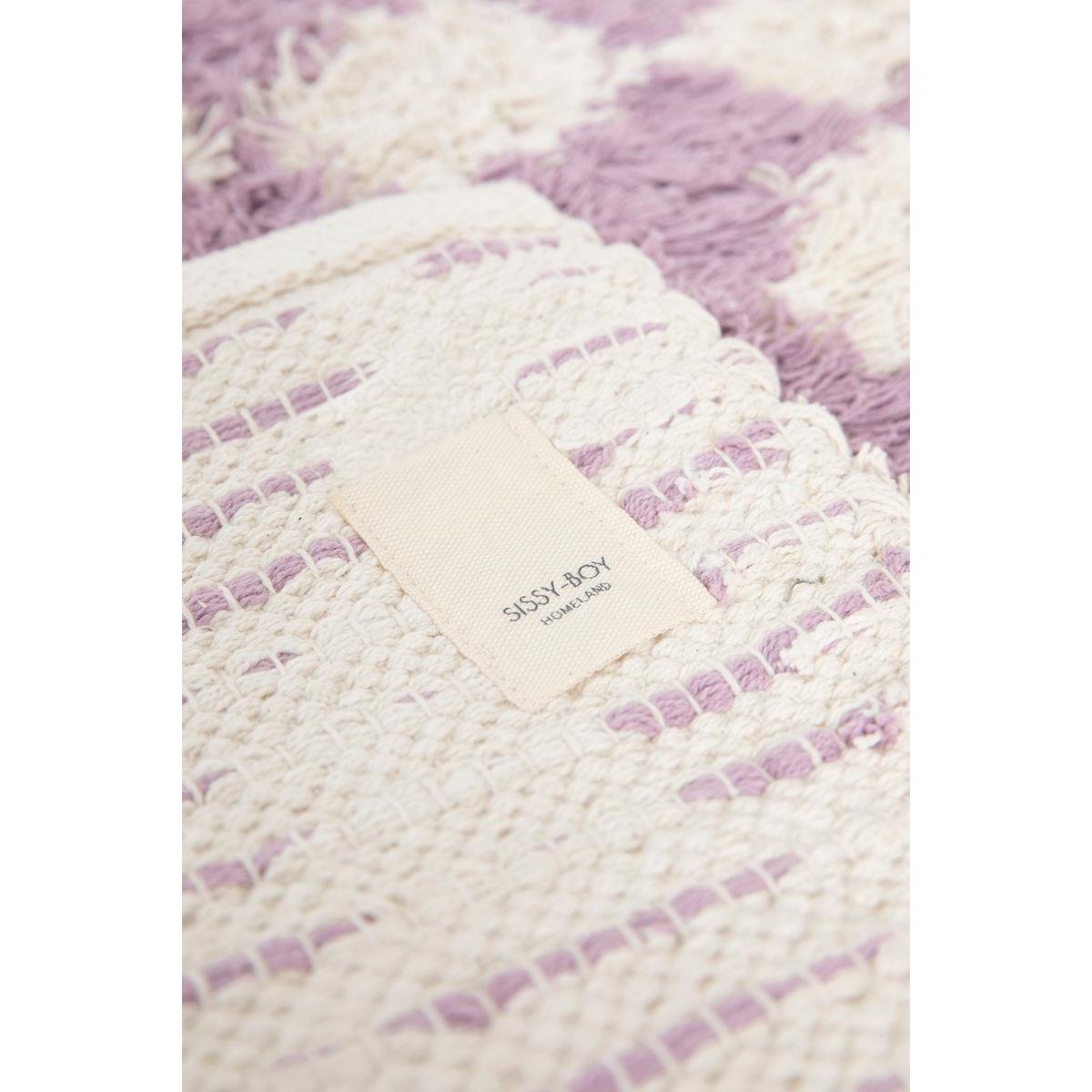 Sissy-Boy Lila geblokte badmat