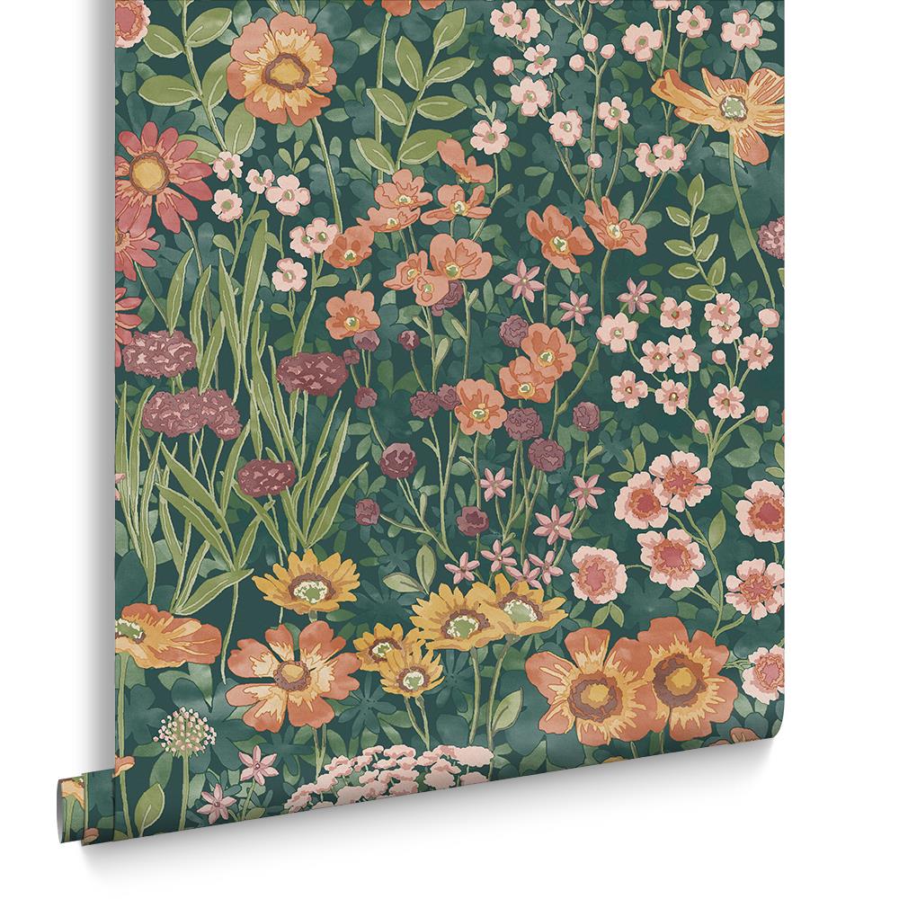Graham & Brown vliesbehang Wallflower Emerald