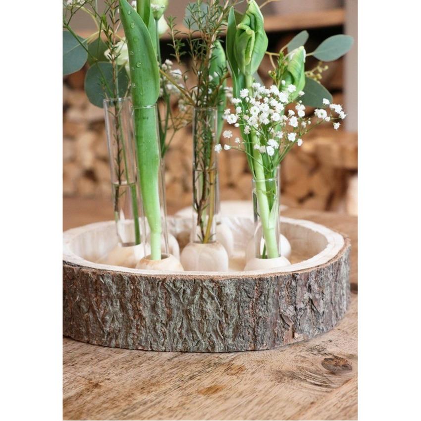 Ideas4Seasons Stekvaasje|bloemenvaasje reageerbuis - D2 x H15 cm