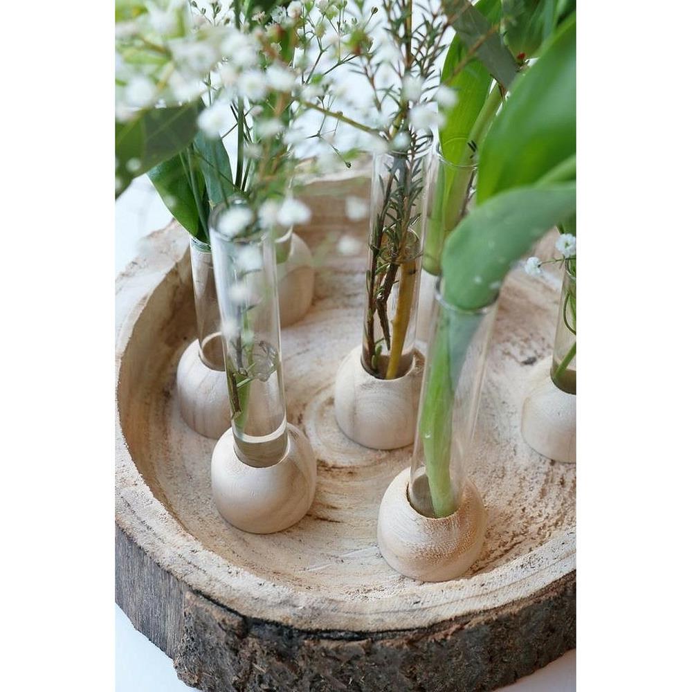 Ideas4Seasons Stekvaasje|bloemenvaasje reageerbuis - D2 x H15 cm