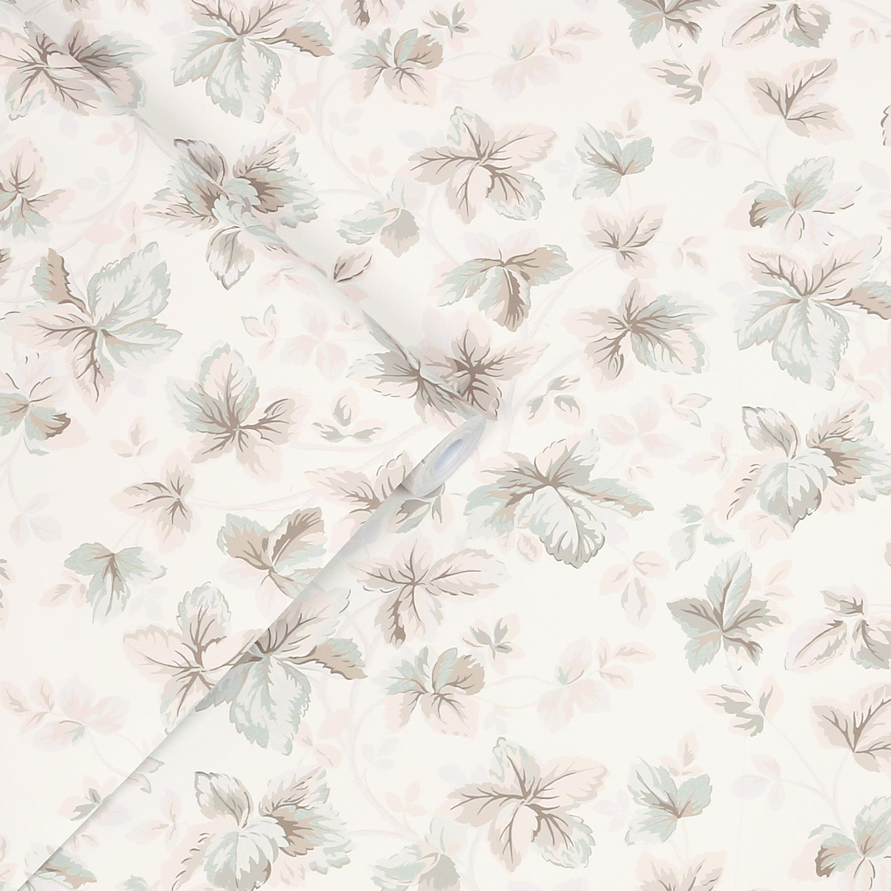 Laura Ashley Autumn Leaves Behang - Bloemen - 10mx52cm - Beige