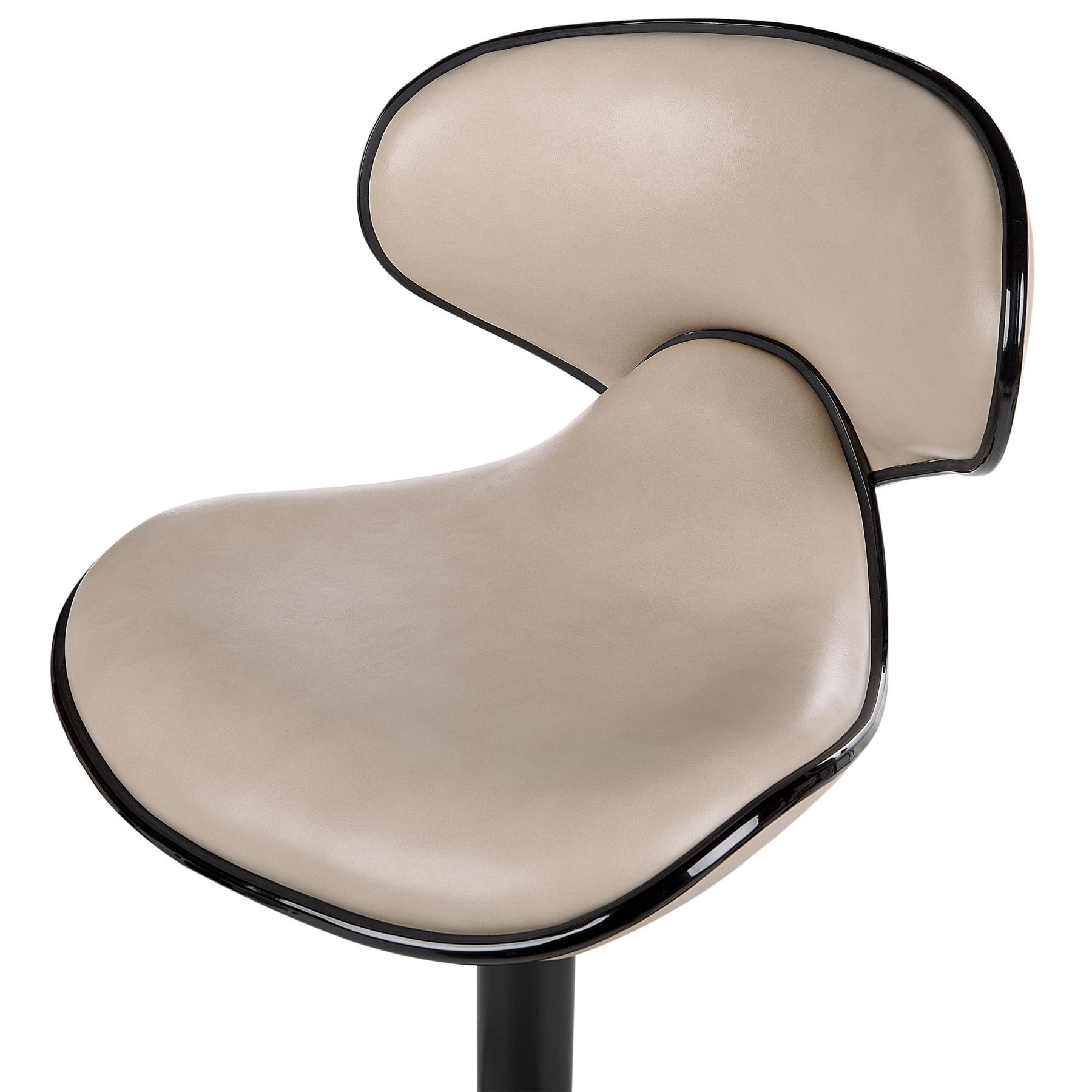 Beliani - CONWAY II - Barkruk set van 2 - Lichtbeige - Kunstleer