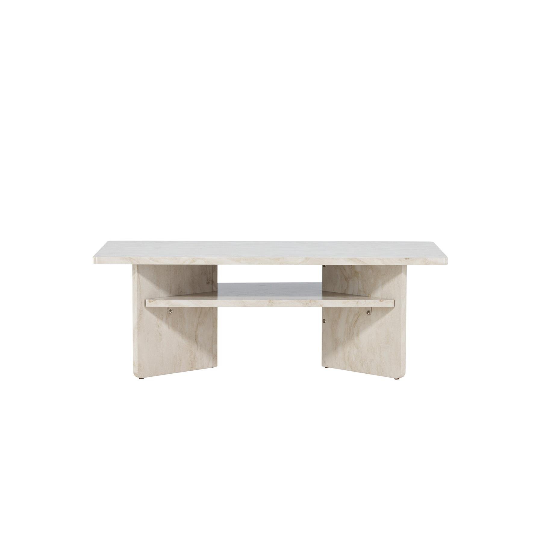 Rebellenclub Kuopio Salontafel - 120 x 60 cm - Marmer look