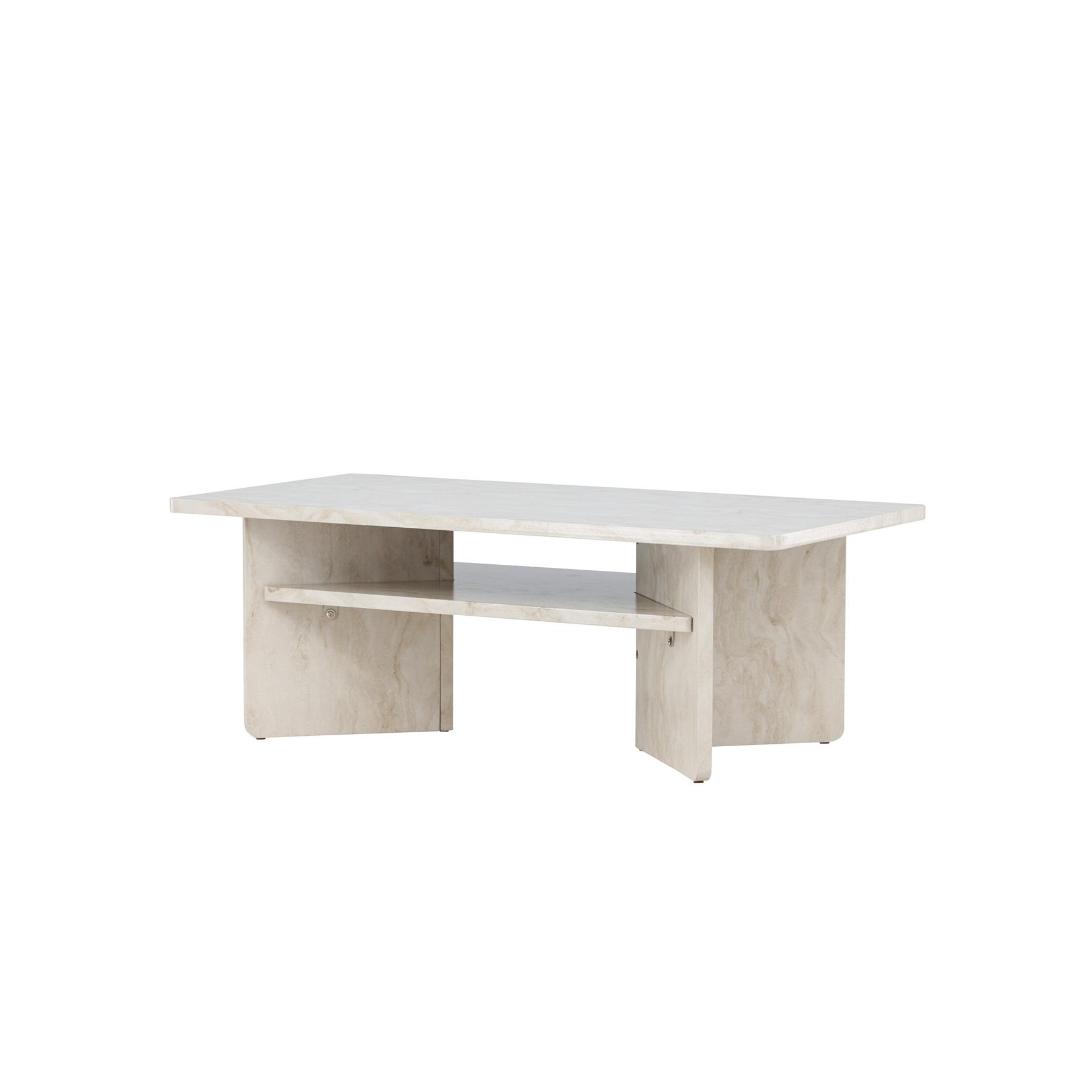 Rebellenclub Kuopio Salontafel - 120 x 60 cm - Marmer look