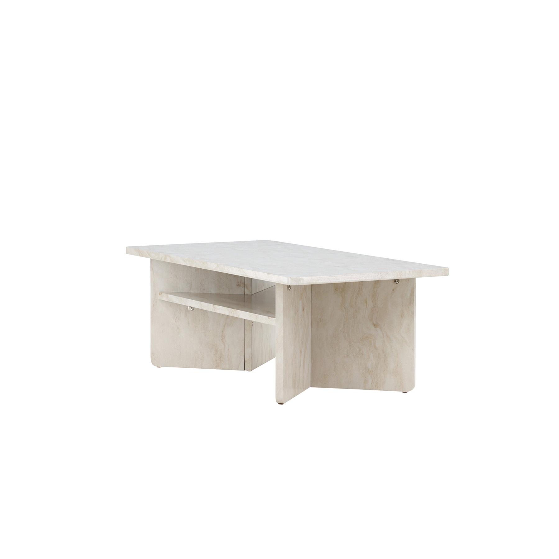 Rebellenclub Kuopio Salontafel - 120 x 60 cm - Marmer look
