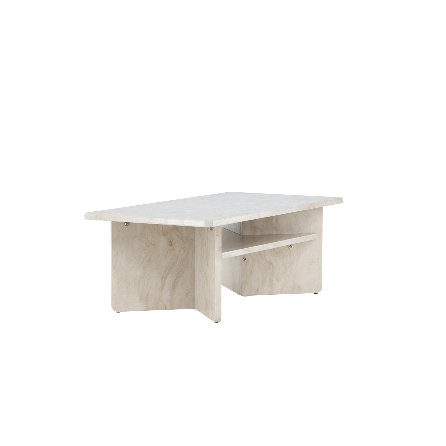 Rebellenclub Kuopio Salontafel - 120 x 60 cm - Marmer look